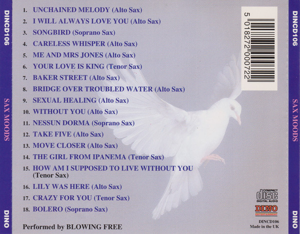 Blowing Free - Sax Moods | Dino Entertainment (DINCD106) - 2