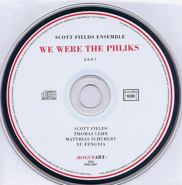 Scott Fields Ensemble - We Were The Phliks | Rogueart (ROG-0007) - 3 Scott Fields Ensemble - We Were The Phliks | Rogueart (ROG-0007) - 3