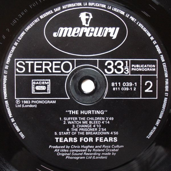 Tears For Fears - The Hurting | Mercury (811 039-1) - 2