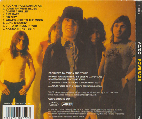 AC/DC - Powerage | Epic (510762 2) - main
