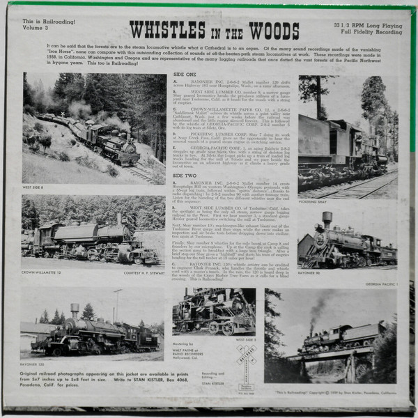 Various - Whistles In The Woods | S.K. Railroad Recordings (SK-107) - 2 Various - Whistles In The Woods | S.K. Railroad Recordings (SK-107) - 2