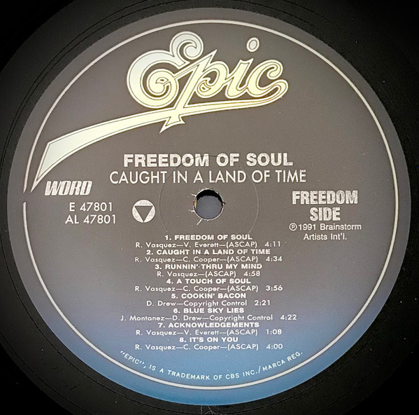 Freedom Of Soul - Caught In A Land Of Time | Epic (E 47801) - 3 Freedom Of Soul - Caught In A Land Of Time | Epic (E 47801) - 3