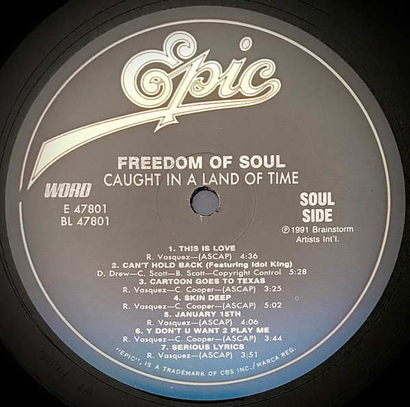 Freedom Of Soul - Caught In A Land Of Time | Epic (E 47801) - 4 Freedom Of Soul - Caught In A Land Of Time | Epic (E 47801) - 4