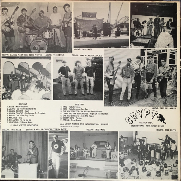 Various - Back From The Grave | Crypt Records (CRYPT LP 001) - 2 Various - Back From The Grave | Crypt Records (CRYPT LP 001) - 2