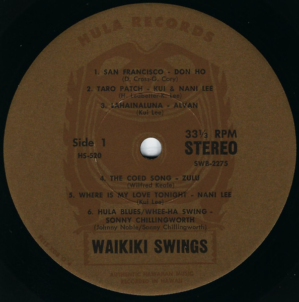 Various - Waikiki Swings | Hula Records (HS-520) - 3 Various - Waikiki Swings | Hula Records (HS-520) - 3