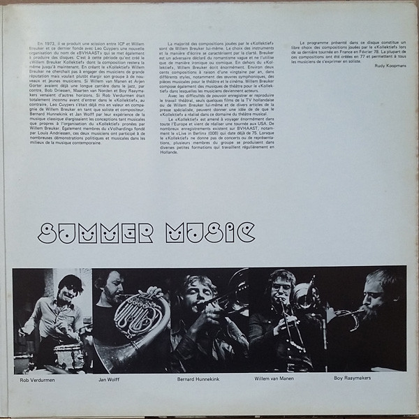 Willem Breuker Kollektief - A Paris / Summer Music | Marge (MARGE 05) - 3