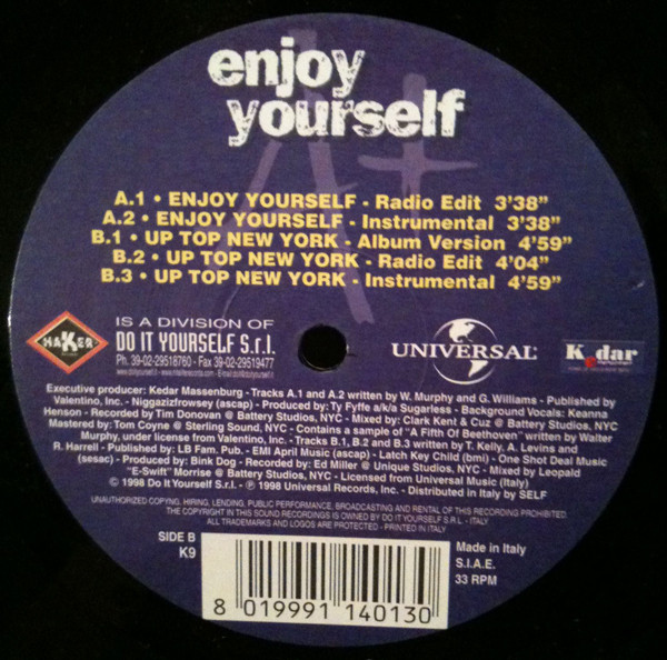 A+ - Enjoy Yourself | Universal Records (K 9) - 4