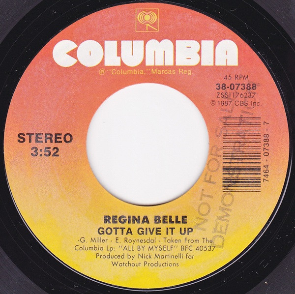 Regina Belle - So Many Tears | Columbia (38-07388) - 4