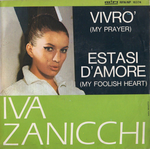 Iva Zanicchi - Vivrò / Estasi D'Amore | Rifi (RFN-NP 16374) - main