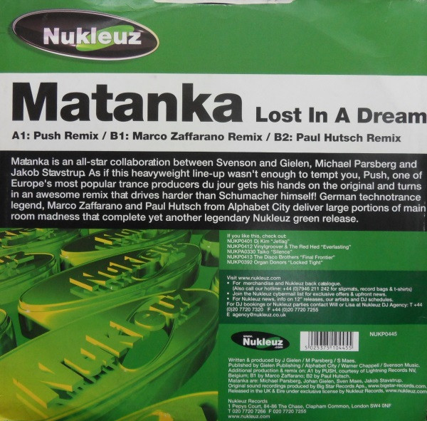 Matanka - Lost In A Dream | Nukleuz (NUKP 0445) - 4 Matanka - Lost In A Dream | Nukleuz (NUKP 0445) - 4