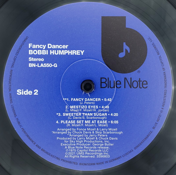Bobbi Humphrey - Fancy Dancer | Blue Note (3596803) - 2