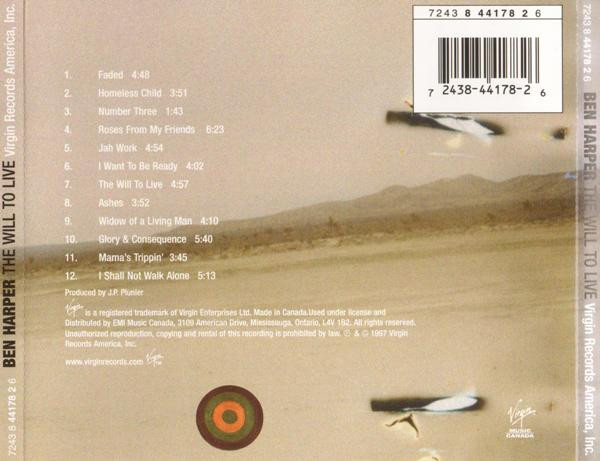 Ben Harper - The Will To Live | Virgin (7243 8 44178 2 6) - 2 Ben Harper - The Will To Live | Virgin (7243 8 44178 2 6) - 2