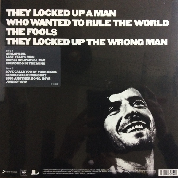 Leonard Cohen - Songs Of Love And Hate [Vinyl] | Sony Music (19439931851) - 2