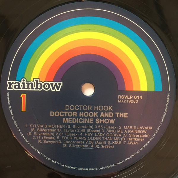 Dr. Hook & The Medicine Show - Doctor Hook | Rainbow (RSVLP 014) - 3 Dr. Hook & The Medicine Show - Doctor Hook | Rainbow (RSVLP 014) - 3