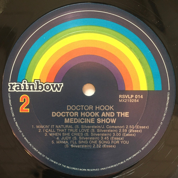 Dr. Hook & The Medicine Show - Doctor Hook | Rainbow (RSVLP 014) - 4 Dr. Hook & The Medicine Show - Doctor Hook | Rainbow (RSVLP 014) - 4