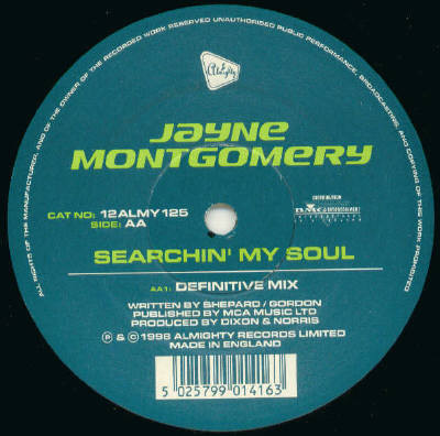 Jayne Montgomery - Searchin' My Soul | Almighty Records (12ALMY125) - 2 Jayne Montgomery - Searchin' My Soul | Almighty Records (12ALMY125) - 2