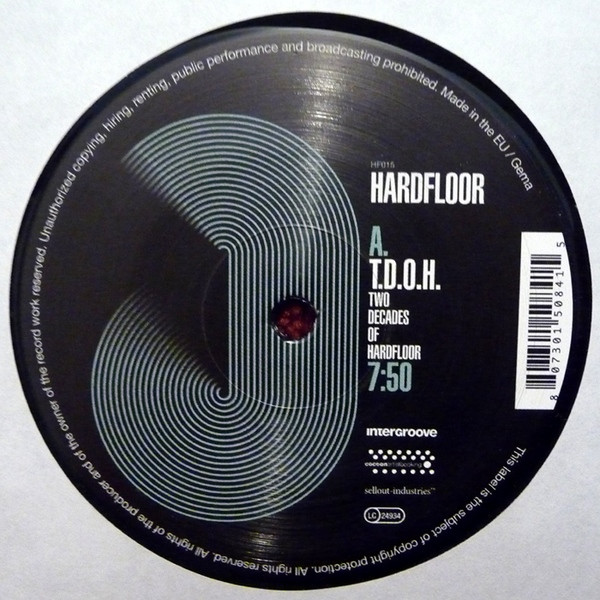Hardfloor - T.D.O.H. / Eternal Tweak | Hardfloor (HF015) - 2