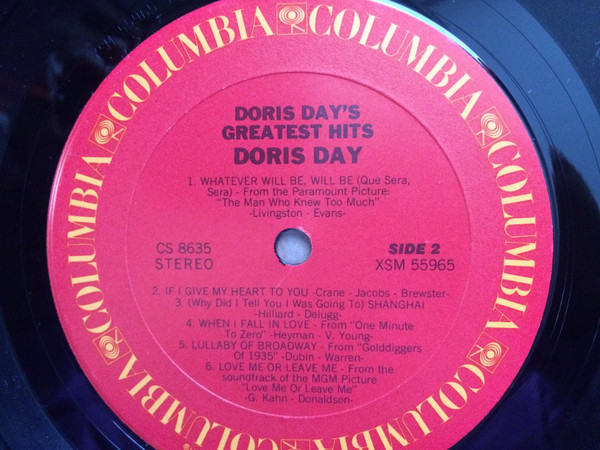 Doris Day - Doris Day's Greatest Hits | Columbia (CS 8635) - 4 Doris Day - Doris Day's Greatest Hits | Columbia (CS 8635) - 4