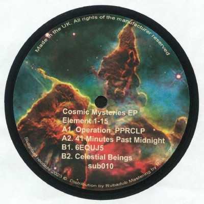 Element 1-15 - Cosmic Mysteries | Subplant Records (SUB 010)