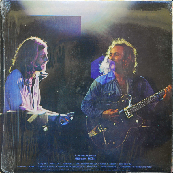 Crosby & Nash - Wind On The Water | ABC Records (ABCD-902) - 2 Crosby & Nash - Wind On The Water | ABC Records (ABCD-902) - 2