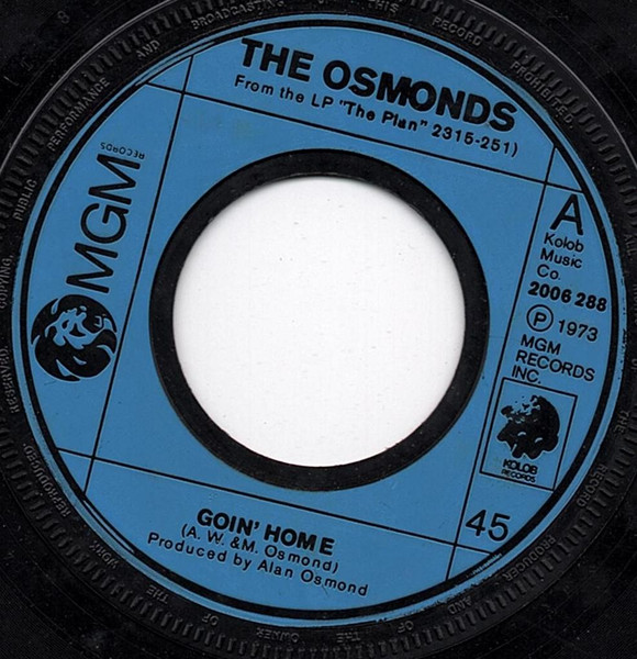 The Osmonds - Goin' Home | MGM Records (2006 288) - main