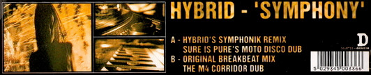 Hybrid - Symphony | Distinct'ive Records (DISNT33) - 4