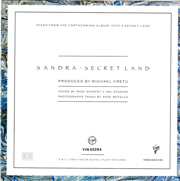 Sandra - Secret Land | Virgin (VIN 45294) - 2
