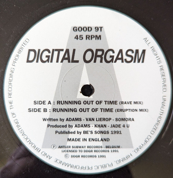Digital Orgasm - Running Out Of Time | Dead Dead Good (GOOD 9T) - 2