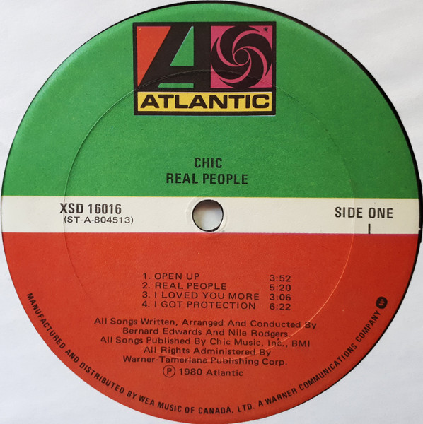 Chic - Real People [Vinyl] | Atlantic (XSD 16016) - 3
