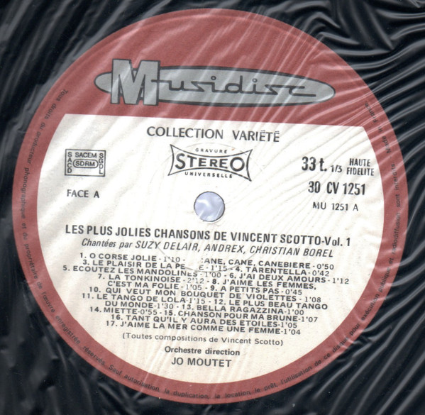 Suzy Delair , Andrex , Christian Borel - Les Plus Jolies Chansons De Vincent Scotto Vol.1 | Musidisc (30 CV 1251) - 4 Suzy Delair , Andrex , Christian Borel - Les Plus Jolies Chansons De Vincent Scotto Vol.1 | Musidisc (30 CV 1251) - 4