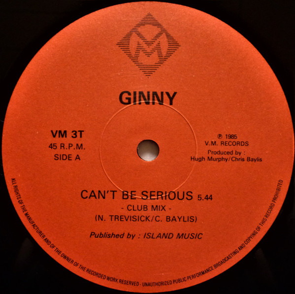 Ginny Clee - Can't Be Serious | VM Records (VM 3T) - main Ginny Clee - Can't Be Serious | VM Records (VM 3T) - main