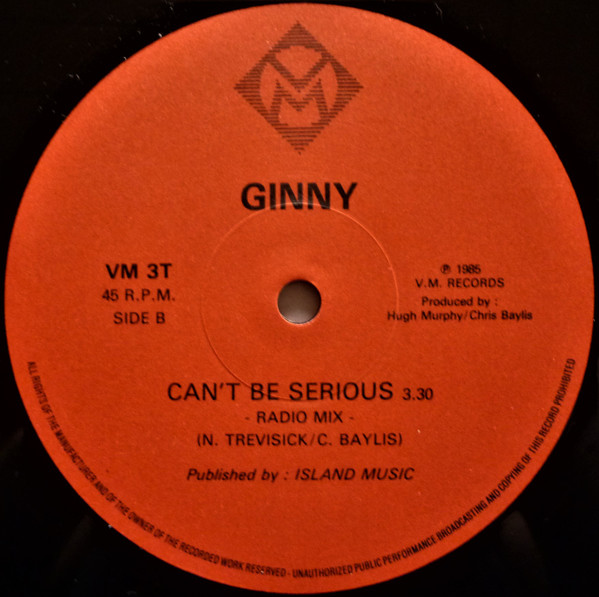 Ginny Clee - Can't Be Serious | VM Records (VM 3T) - 2 Ginny Clee - Can't Be Serious | VM Records (VM 3T) - 2