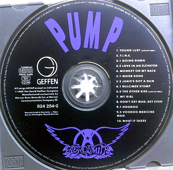 Aerosmith - Pump | Geffen Records (7599-24254-2) - 3