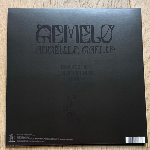 Angelica Garcia - Gemelo | Partisan Records (PTKF3036-3) - 3