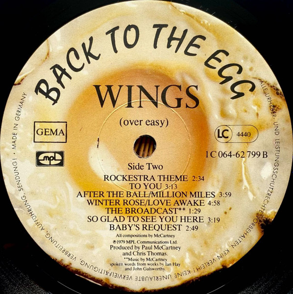 Wings - Back To The Egg | MPL (1C 064-62 799) - 4