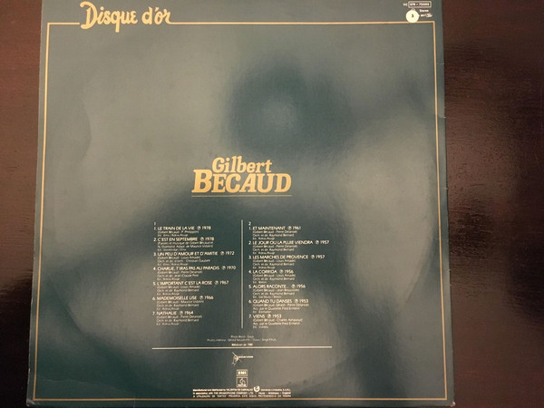 Gilbert Bécaud - Disque D'Or | Pathé (C078-72 002)