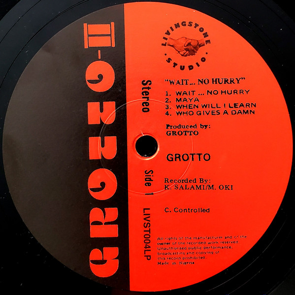 Grotto - Wait... No Hurry | Odion Livingstone (LIVST004LP) - 3 Grotto - Wait... No Hurry | Odion Livingstone (LIVST004LP) - 3
