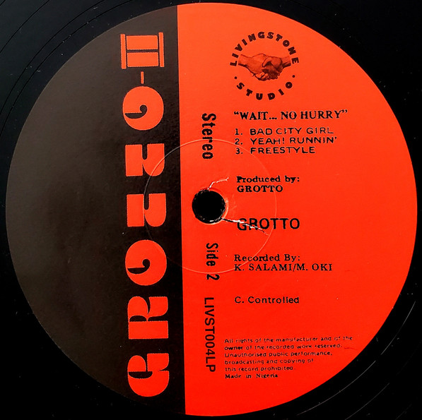 Grotto - Wait... No Hurry | Odion Livingstone (LIVST004LP) - 4 Grotto - Wait... No Hurry | Odion Livingstone (LIVST004LP) - 4