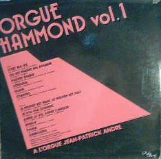 Jean-Patrick André - Orgue Hammond Vol. 1 | RelaSong (RL 33133) - 2