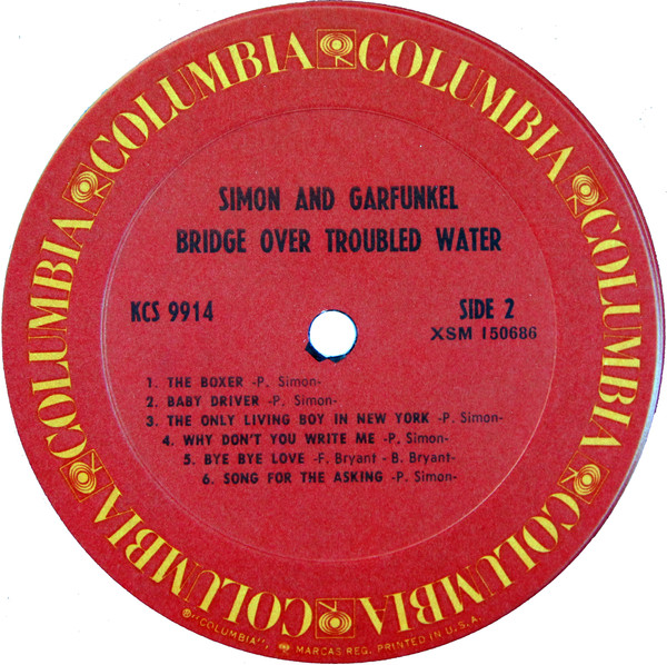 Simon & Garfunkel - Bridge Over Troubled Water | Columbia (KCS 9914) - 4 Simon & Garfunkel - Bridge Over Troubled Water | Columbia (KCS 9914) - 4