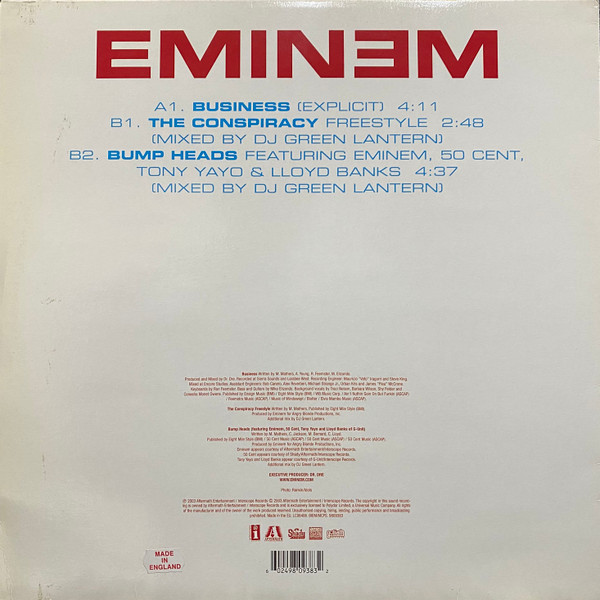 Eminem - Business | Interscope Records (9809383) - 2 Eminem - Business | Interscope Records (9809383) - 2
