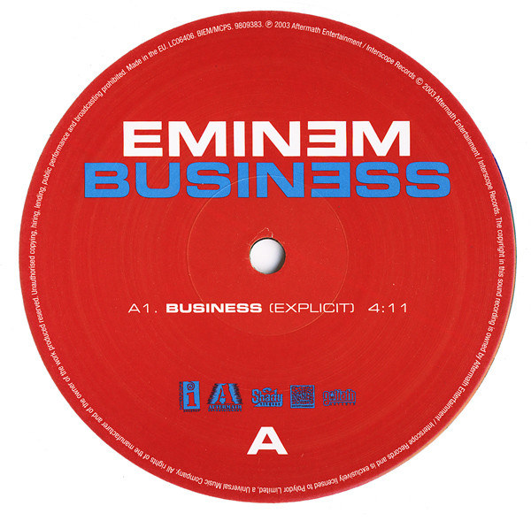 Eminem - Business | Interscope Records (9809383) - 3 Eminem - Business | Interscope Records (9809383) - 3