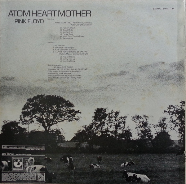Pink Floyd - Atom Heart Mother | Harvest (SHVL 781) - 2