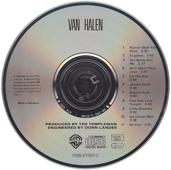 Van Halen - Van Halen | Warner Bros. Records (7599-27320-2) - 3