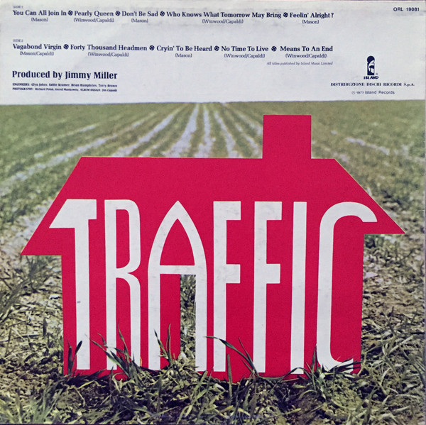 Traffic - Traffic | Island Records (ORL 19081) - 2