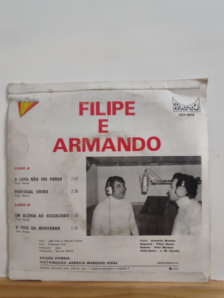 Filipe E Armando - A Luta Não Vai Parar | Vitória (VEP-0016) - 2