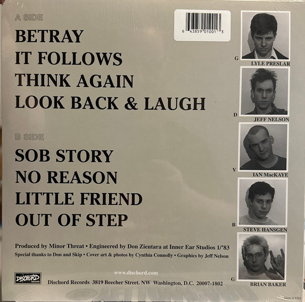 Minor Threat - Out Of Step | Dischord Records (DISCHORD 10)