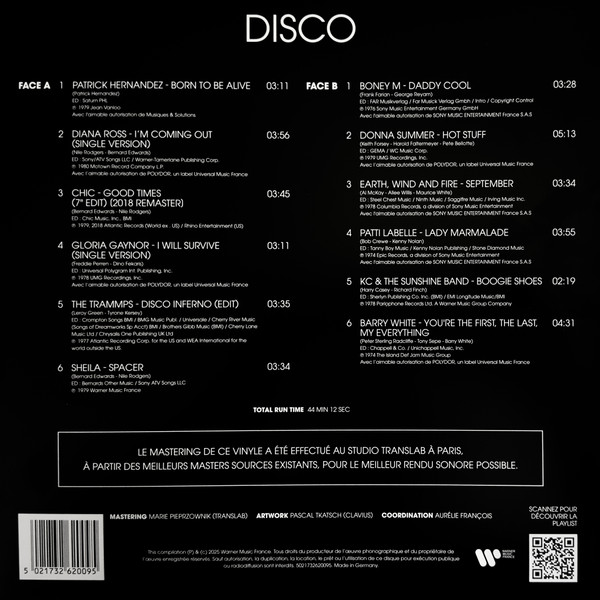 Various - Disco - La Compilation Des Standards Disco | Warner Music France (5021732620095) - 2 Various - Disco - La Compilation Des Standards Disco | Warner Music France (5021732620095) - 2