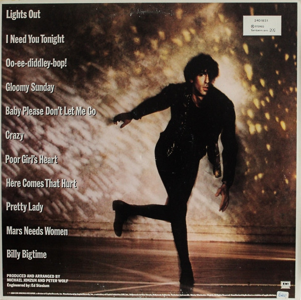 Peter Wolf - Lights Out | EMI America (2401851)
