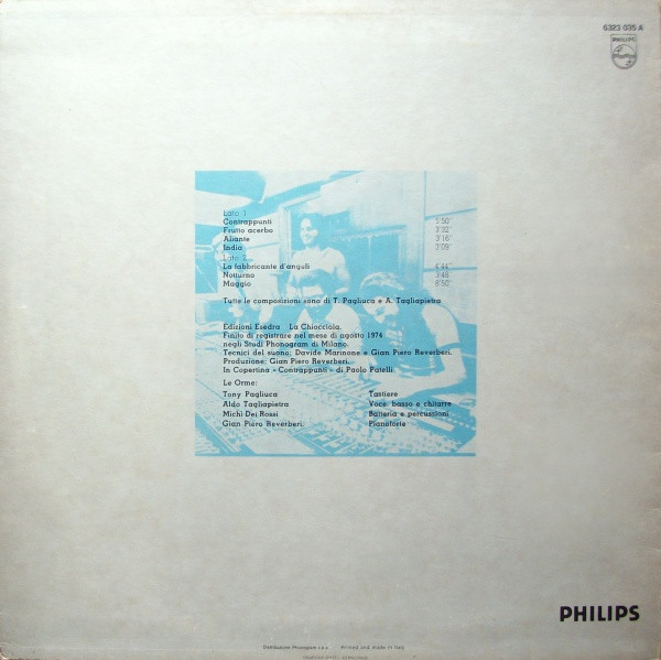 Le Orme - Contrappunti | Philips (6323 035 A) - 2 Le Orme - Contrappunti | Philips (6323 035 A) - 2